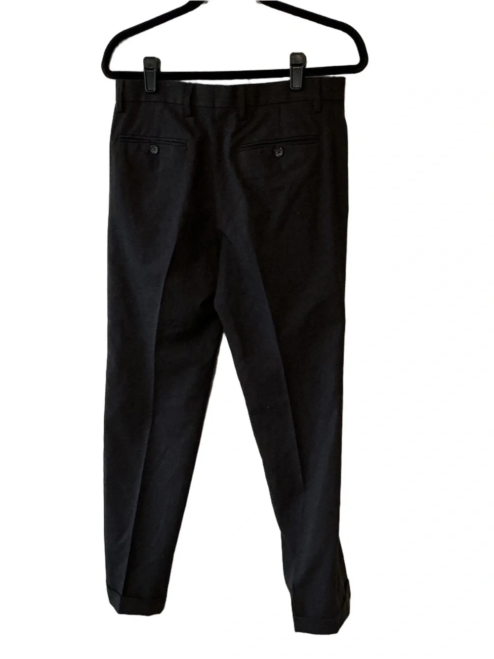 Banana Republic Wool Blend Men’s Tailored Slim Cuffed Dress Pants Brown 30x28